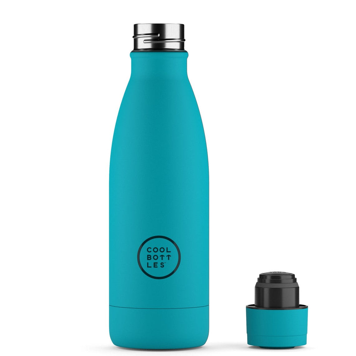 Cool Bottles Paslanmaz Çelik Suluk - The Bottle Vivid Turquoise 350 ml