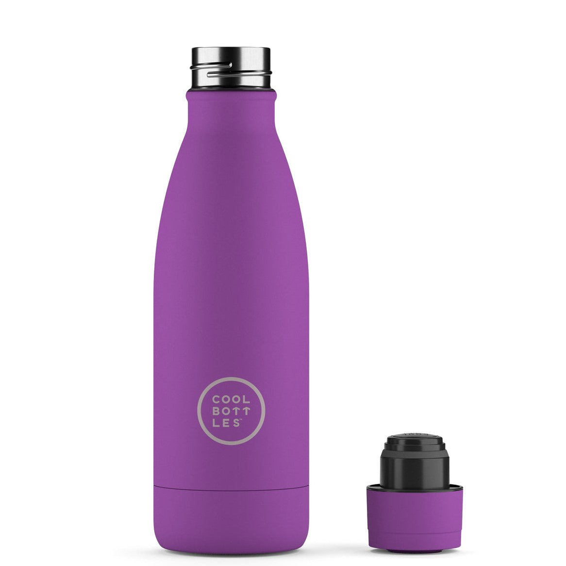 Cool Bottles Paslanmaz Çelik Suluk - The Bottle Vivid Violet 350 ml