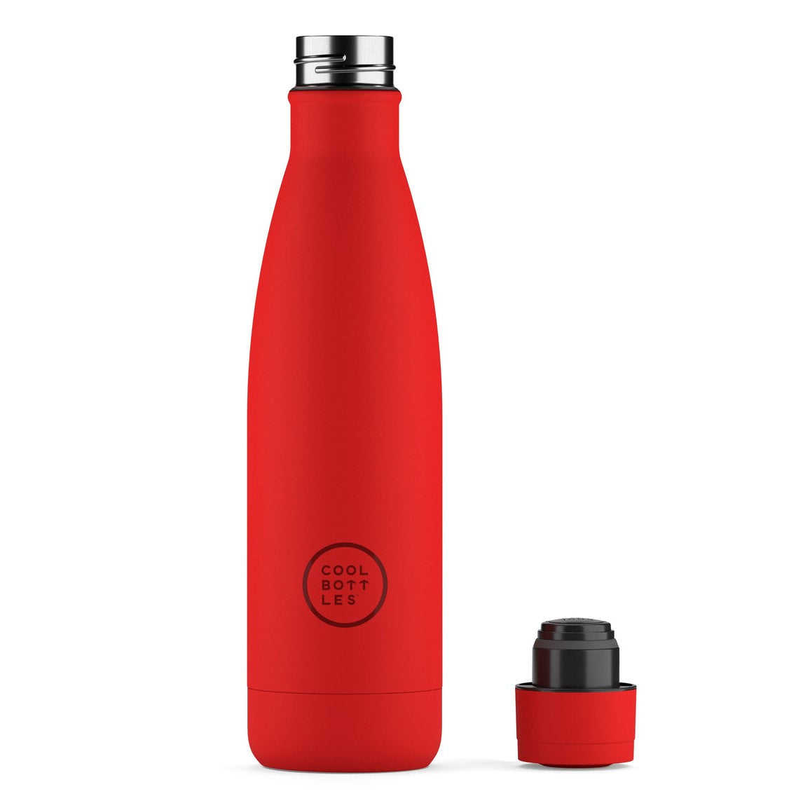 Cool Bottles Paslanmaz Çelik Şişe - The Bottle Vivid Red 500ml
