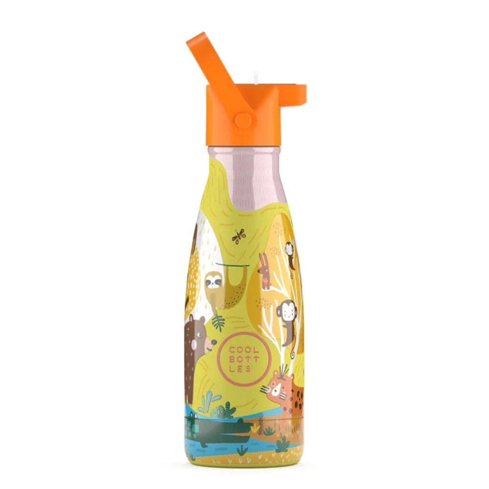 Cool Bottles Paslanmaz Çelik Suluk - The Kids Bottle Jungle Park 260ml