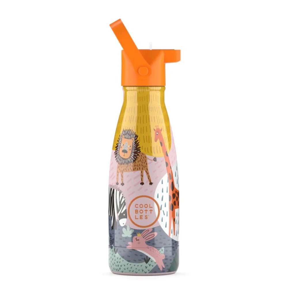Cool Bottles Paslanmaz Çelik Suluk - The Kids Bottle Savannah Kingdom 260 ml