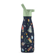Cool Bottles Paslanmaz Çelik Suluk - The Kids Bottle Space Rockets 260 ml
