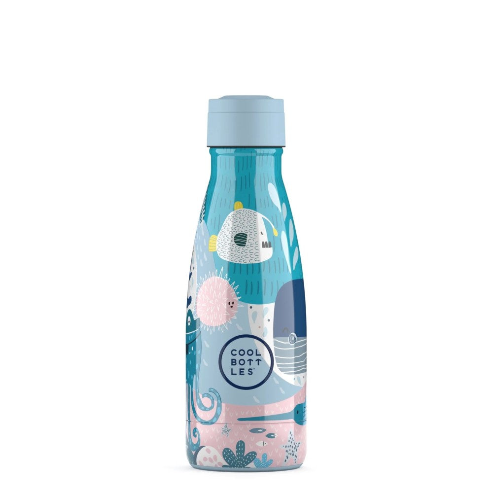 Cool Bottles Paslanmaz Çelik Suluk - The Kids Bottle Sea World 260 ml - Görsel 2