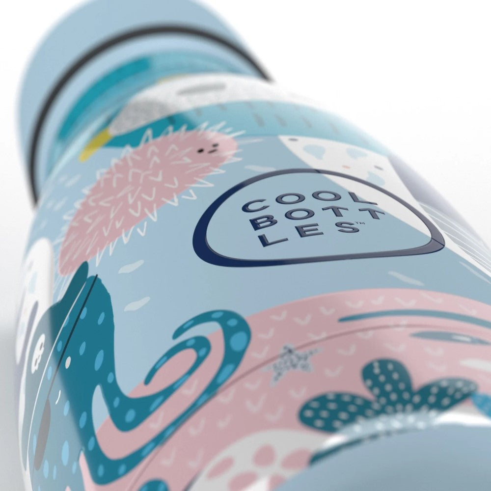 Cool Bottles Paslanmaz Çelik Suluk - The Kids Bottle Sea World 260 ml - Görsel 3