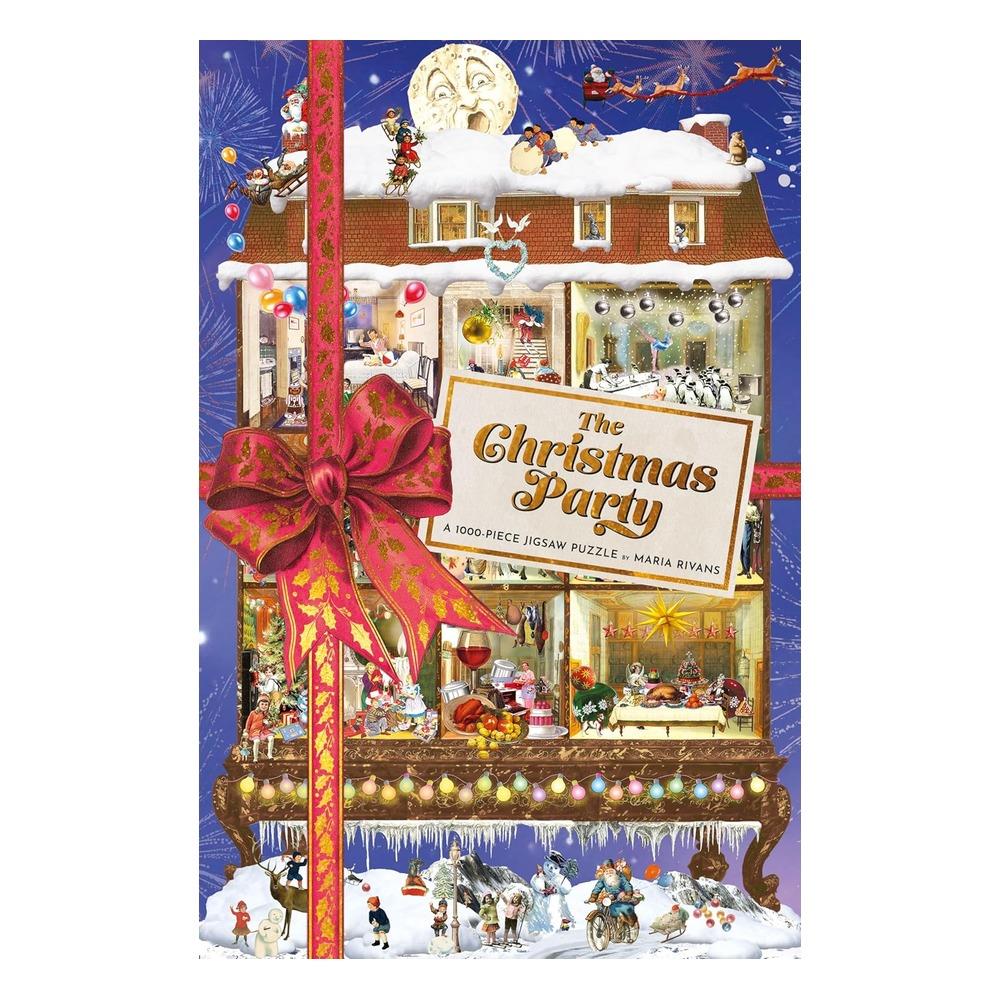 Thames And Hudson Christmas Party - 1000 - Piece Jigsaw Puzzle - Kitap
