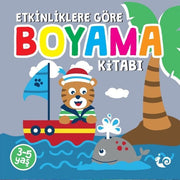 Çikolata Yayınevi Etkinliklere Göre Boyama Kitabı - Gri