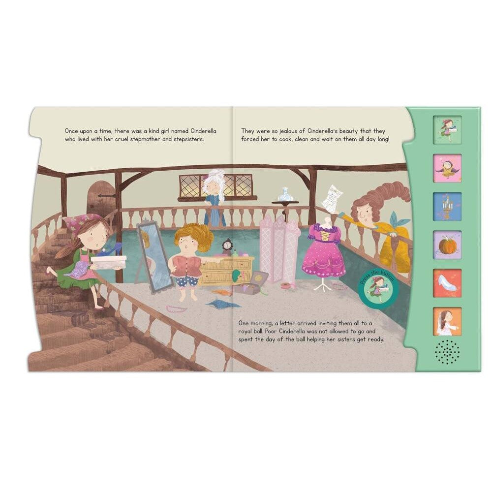 North Parade Publishing Cinderella (Fairy Tale Sound Book) - Eğitici Oyuncak - Görsel 5