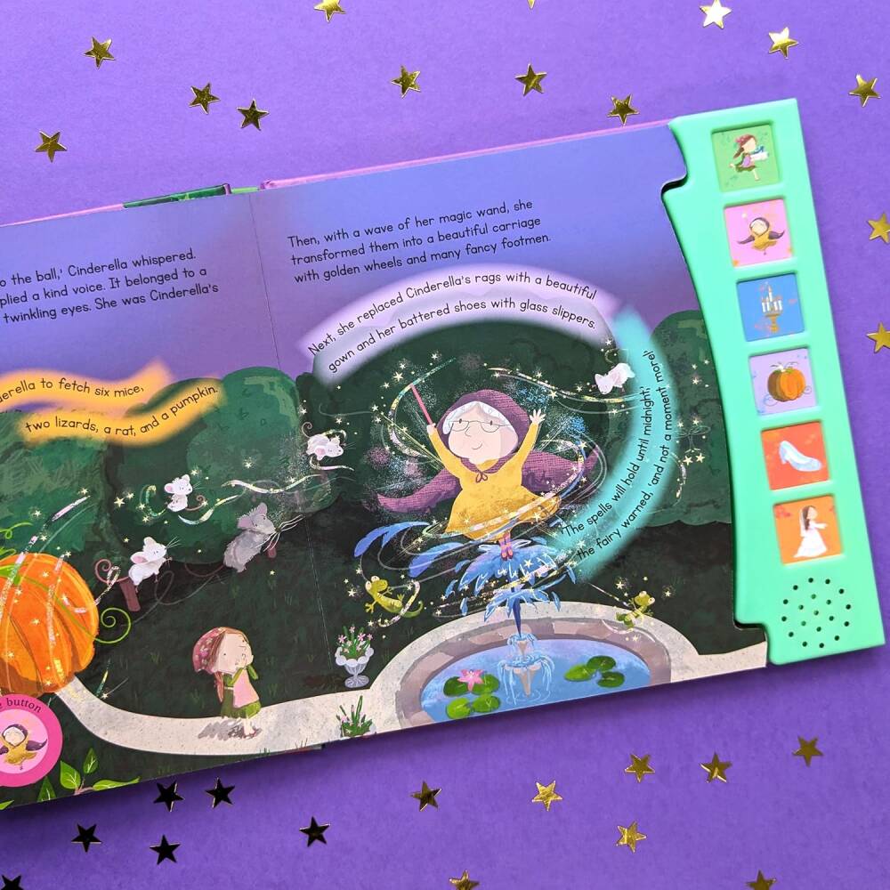 North Parade Publishing Cinderella (Fairy Tale Sound Book) - Eğitici Oyuncak - Görsel 3