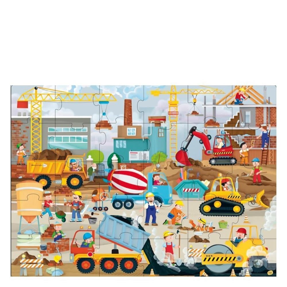 Construction Site Giant Puzzle