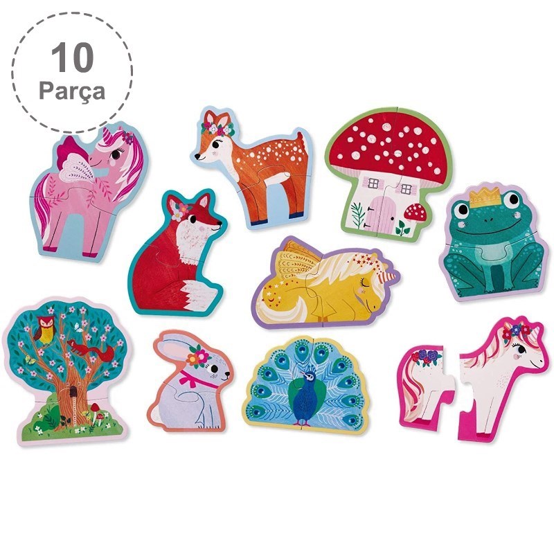 Crocodile Creek İlerleyen Puzzle - Unicorn