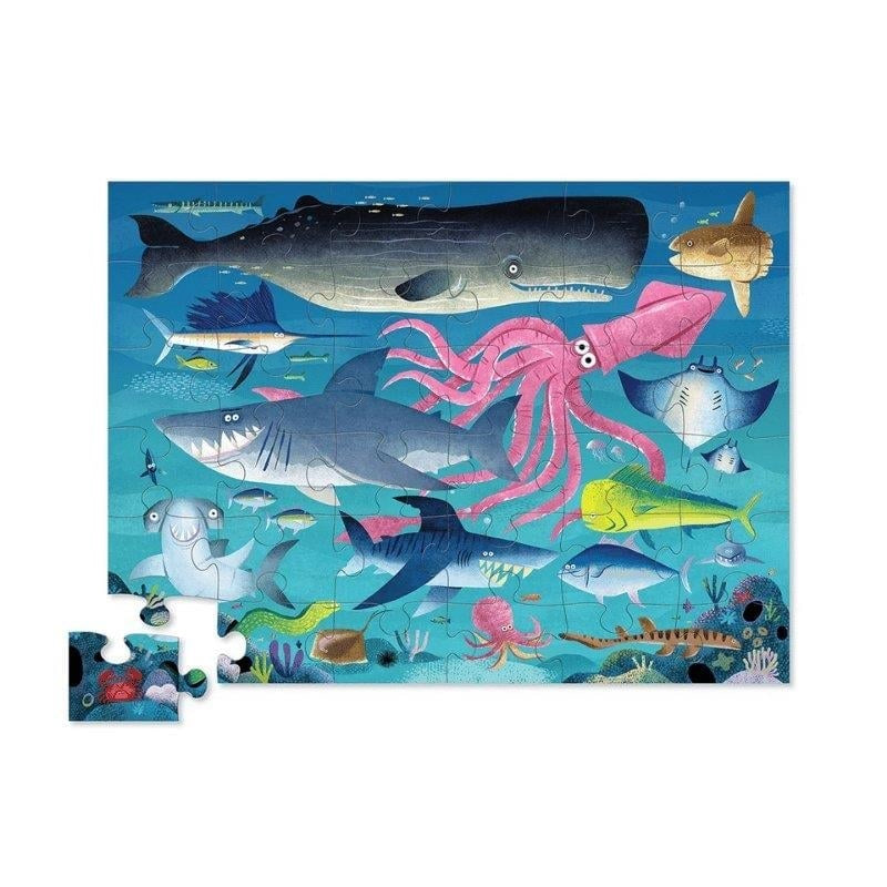 Crocodile Creek Puzzle 36 Parça Köpekbalığı Resifi 3 Yaş+