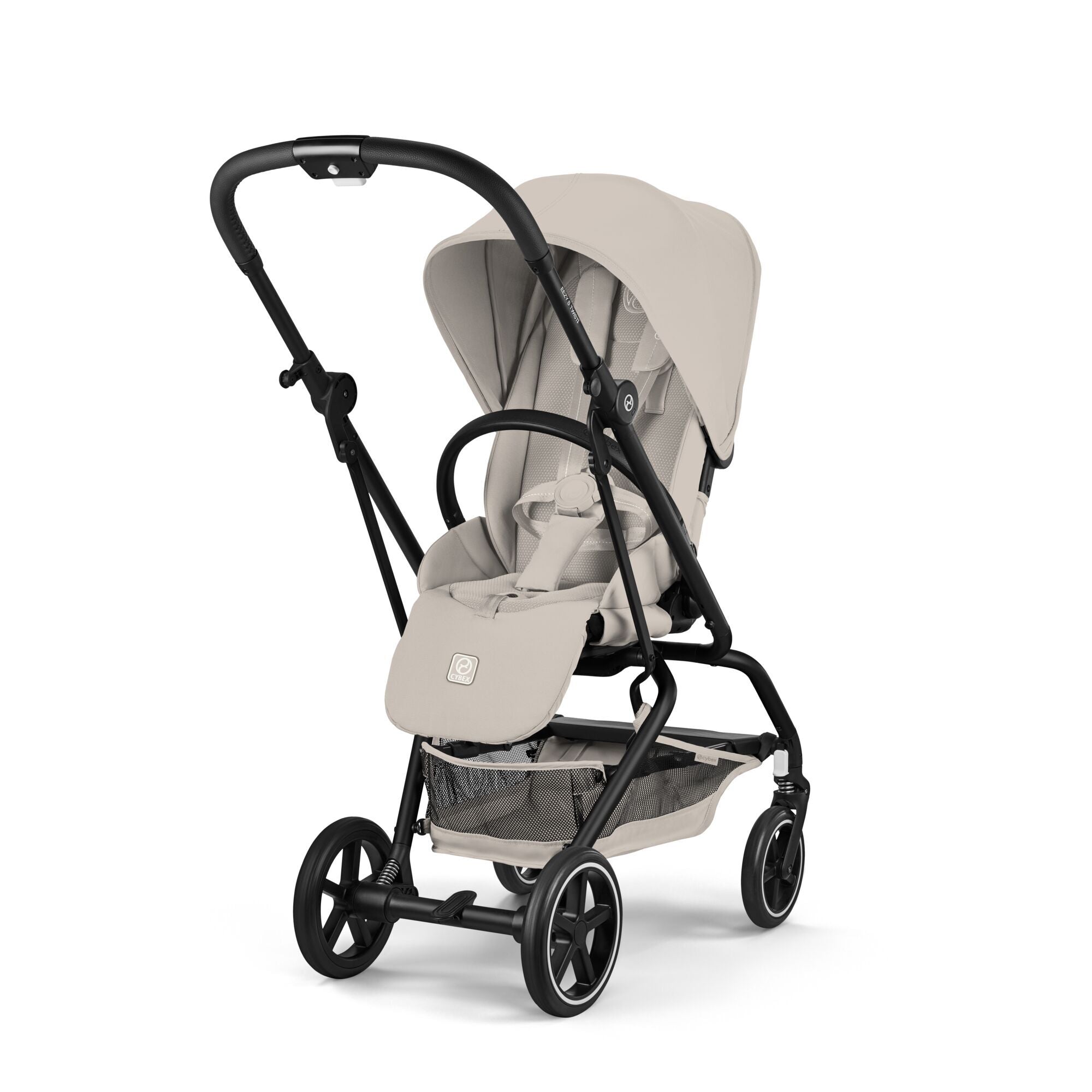 Cybex Eezy S Twist2 Kabin Boy 360 Derece Dönen Bebek Arabası Black Dune Grey STD ( Ağustos 3. Hafta Teslim )