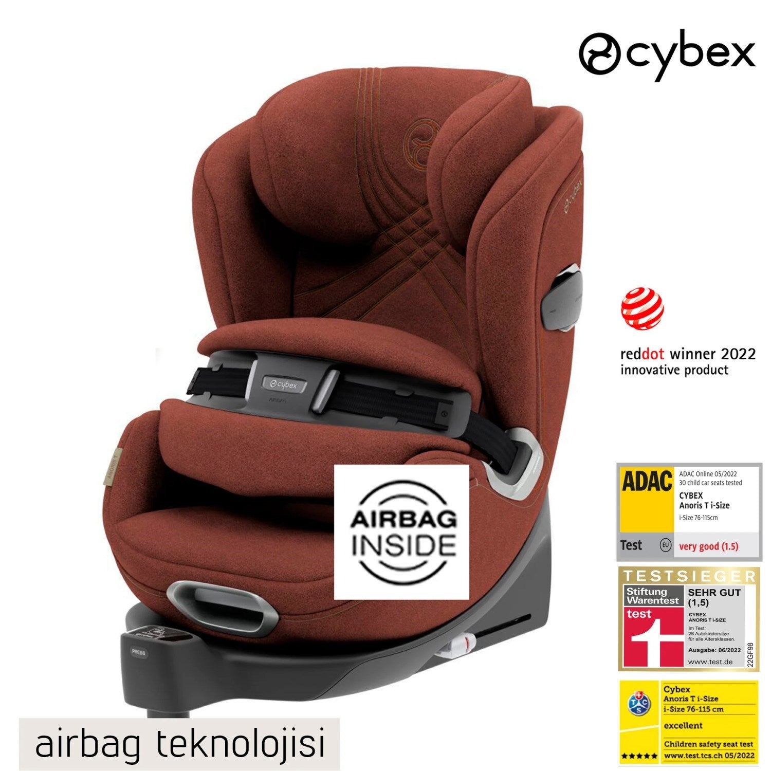 Cybex Anoris T i-Size Oto Koltuğu Autumn Gold STD