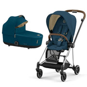 Cybex Mios Bebek Arabası Chrome Brown-Mountain Blue+ Portbebe STD