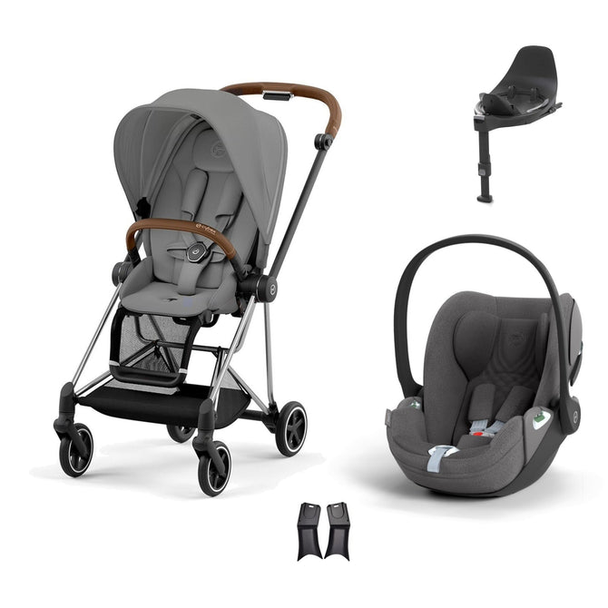 Cybex Mios Travel Sistem | Chrome Brown Mirage Grey & Cloud T Plus Bazalı Mirage Grey