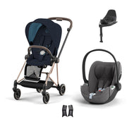 Cybex Mios Travel Sistem | Rosegold Midnight Blue & Cloud T Plus Bazalı Mirage Grey
