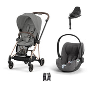 Cybex Mios Travel Sistem | Rosegold Mirage Grey & Cloud T Plus Bazalı Mirage Grey