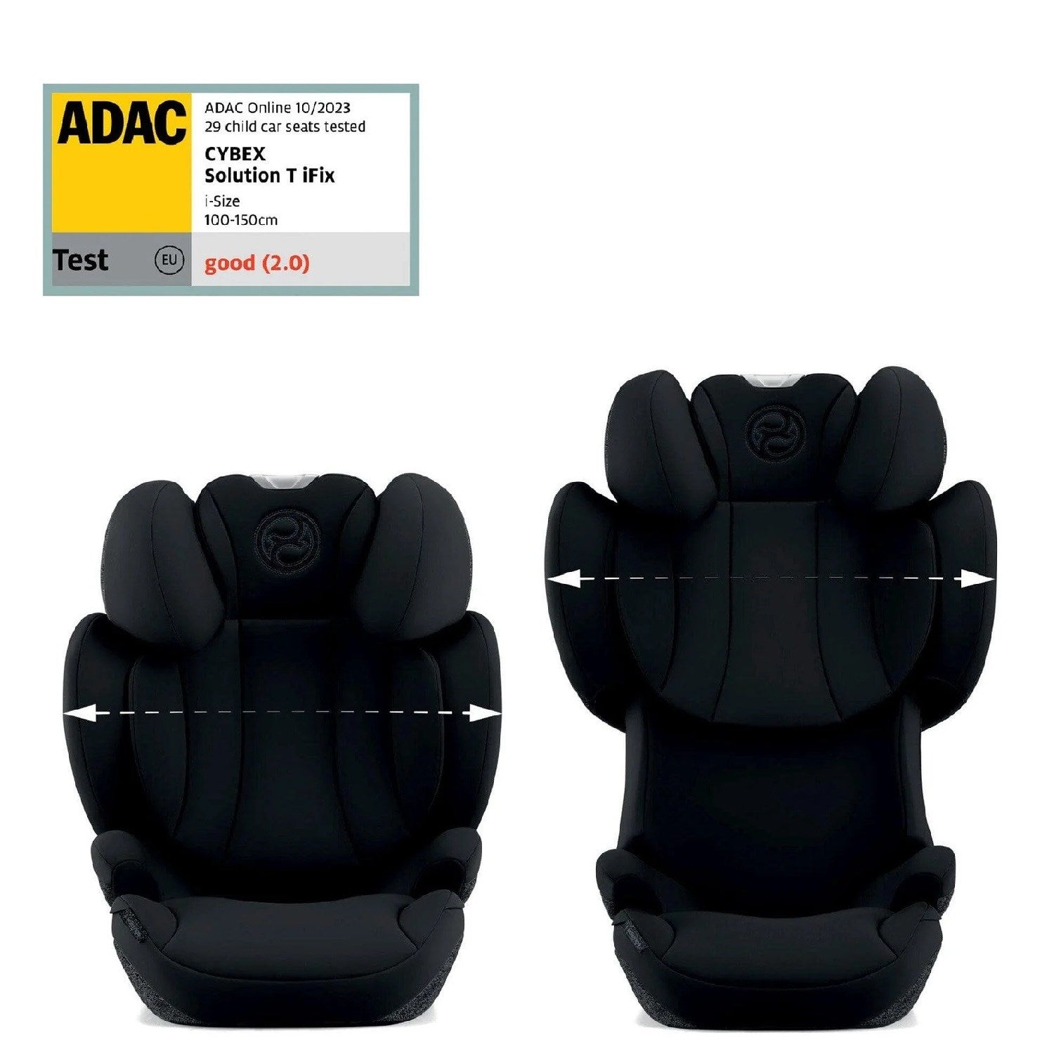 Cybex Solution T i-Fix Plus Oto Koltuğu Moon Black STD - Görsel 2