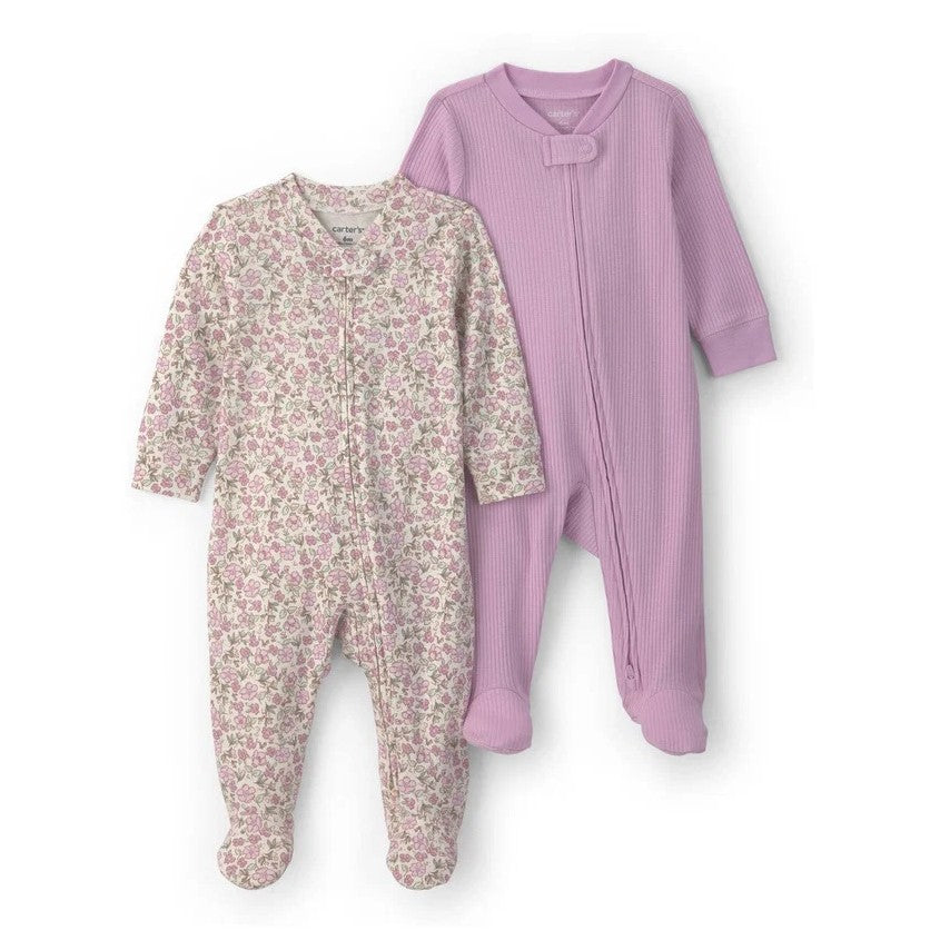 Carter's Kız Bebek Tulum 2'li Set Lila