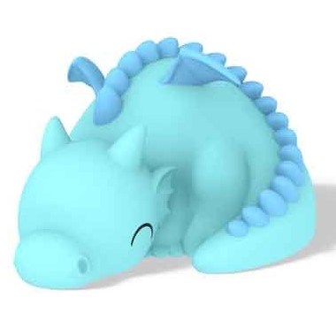 Dhink Silikon Gece Lambası Dragon Mavi