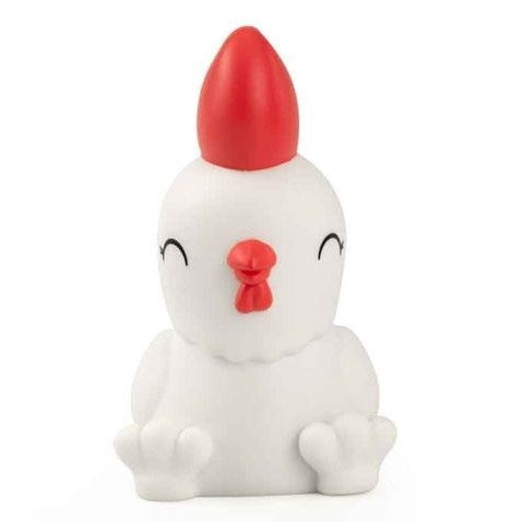 Dhink Zodiac Baby Rooster Gece Lambası Beyaz Kırmızı