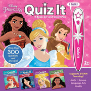 Pi Kids Disney Princess: Quiz It Pen - 4 Book Set And Talking Smart Pen - Kitap