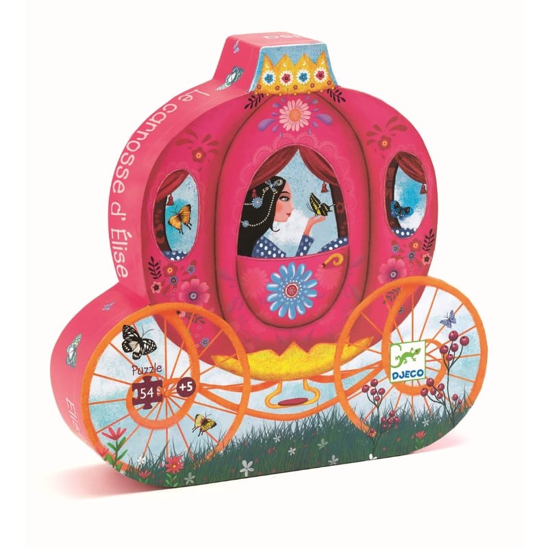 Djeco Dekoratif Puzzle 54 Parça - Elise's Carriage