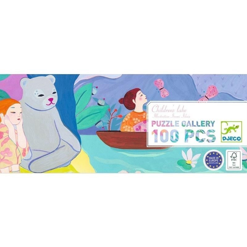Djeco Panoramik Puzzle 100 Parça Children's Lake 5 Yaş+