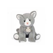 Doudou Gri Yavru Kedi 18 cm - Peluş