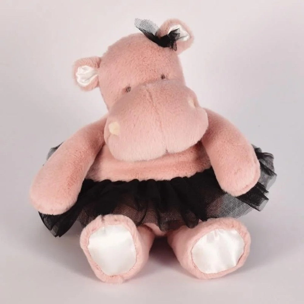 Doudou Tütülü Pembe Hipopotam 22 cm - Peluş - Görsel 4