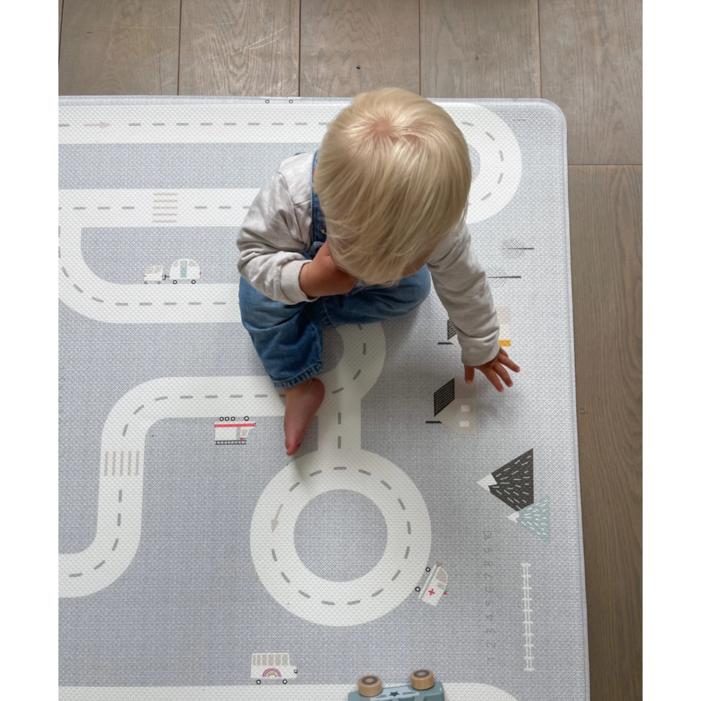 Dwinguler Nordic Road Oyun Matı 210x 140x 1.3 cm - Oyun Halısı - Görsel 5