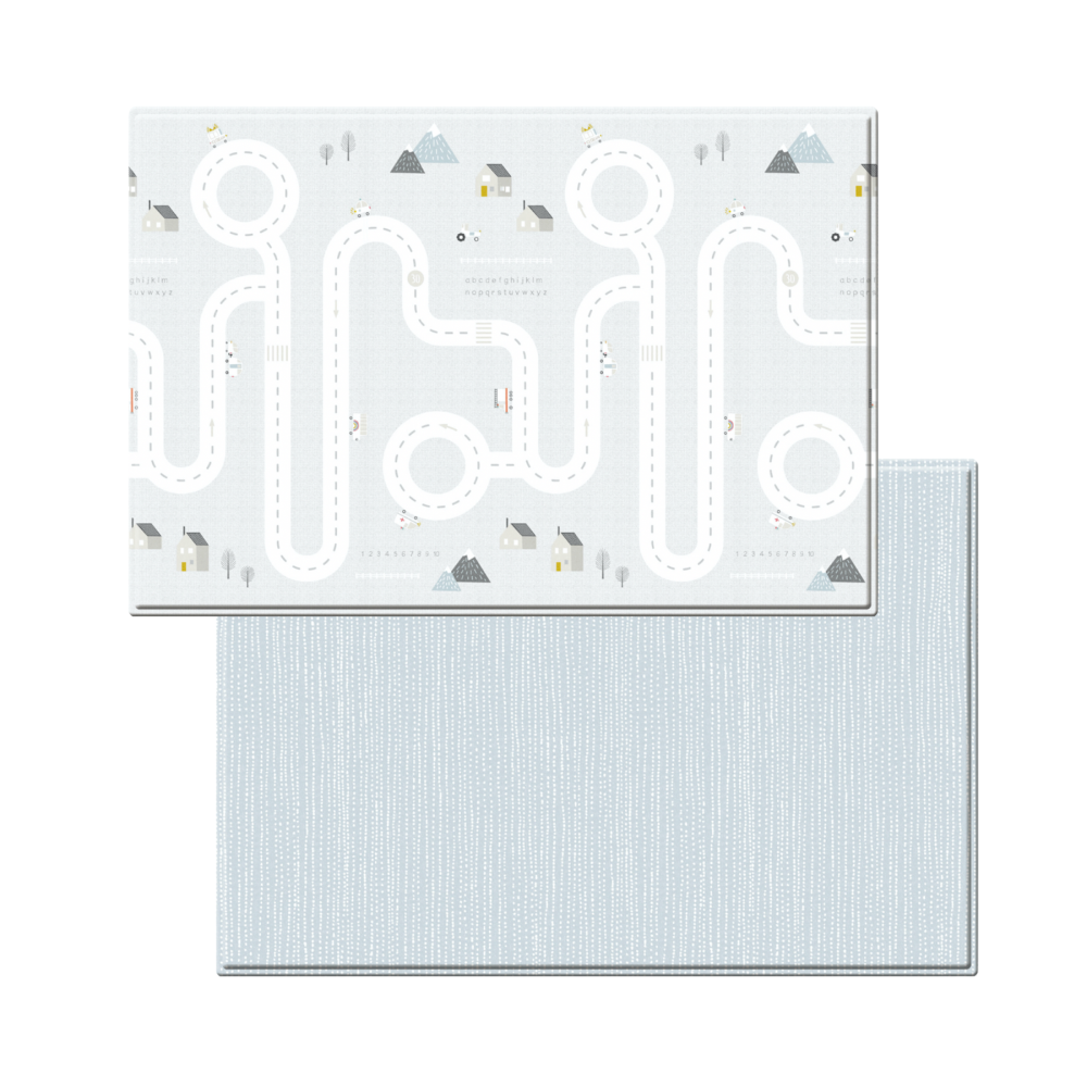 Dwinguler Nordic Road Oyun Matı 210x 140x 1.3 cm - Oyun Halısı - Görsel 2