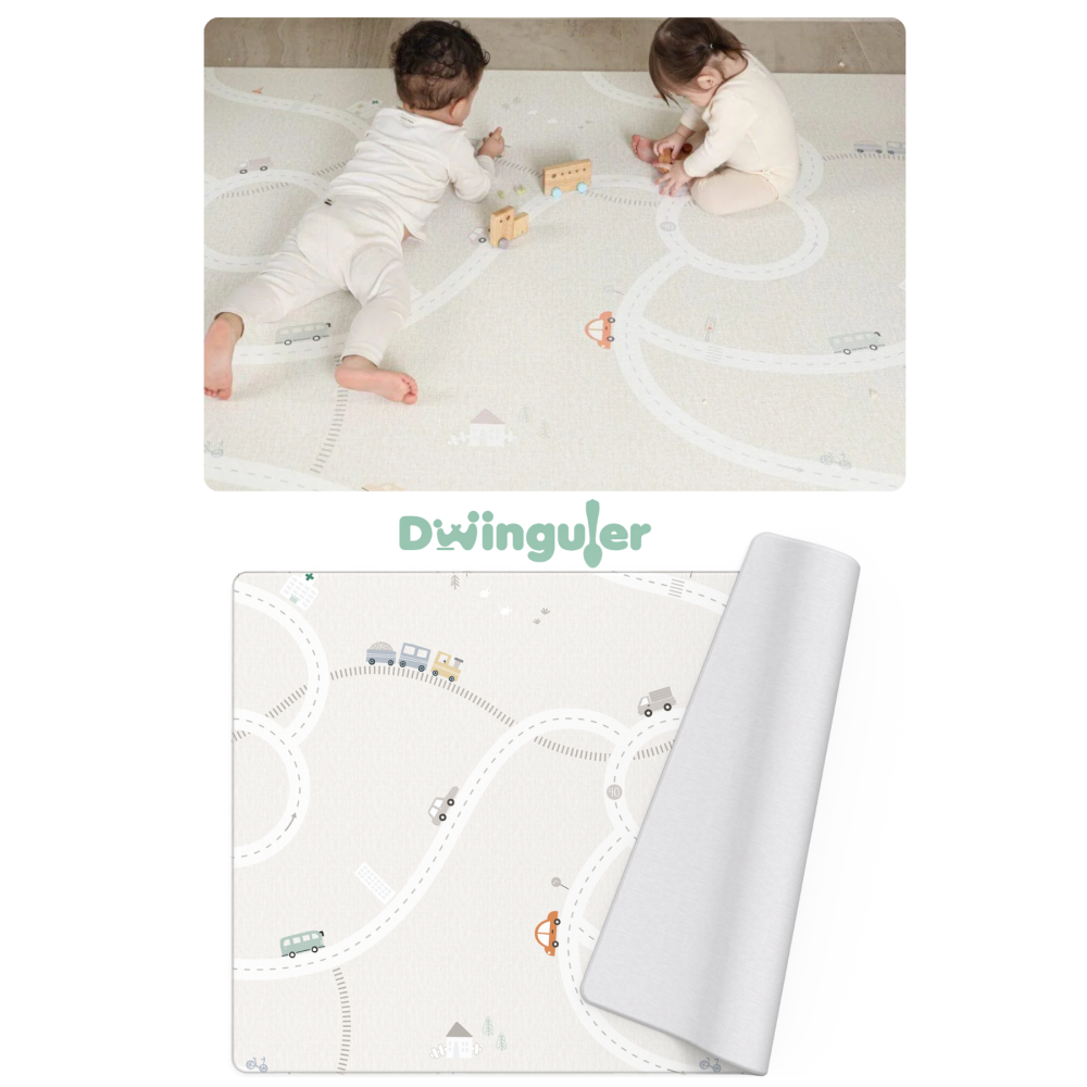 Dwinguler Soft Trails & Mono Oyun Matı 210x 140x 1.3 cm - Oyun Halısı