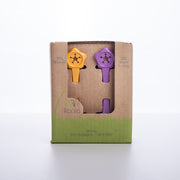 Ekoala eKibby Bioplastik Önlük Tutucu Mor Turuncu