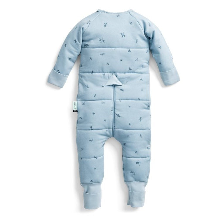 ErgoPouch Organik Koton Uyku Tulumu 2.5 TOG Dragonflies Mavi