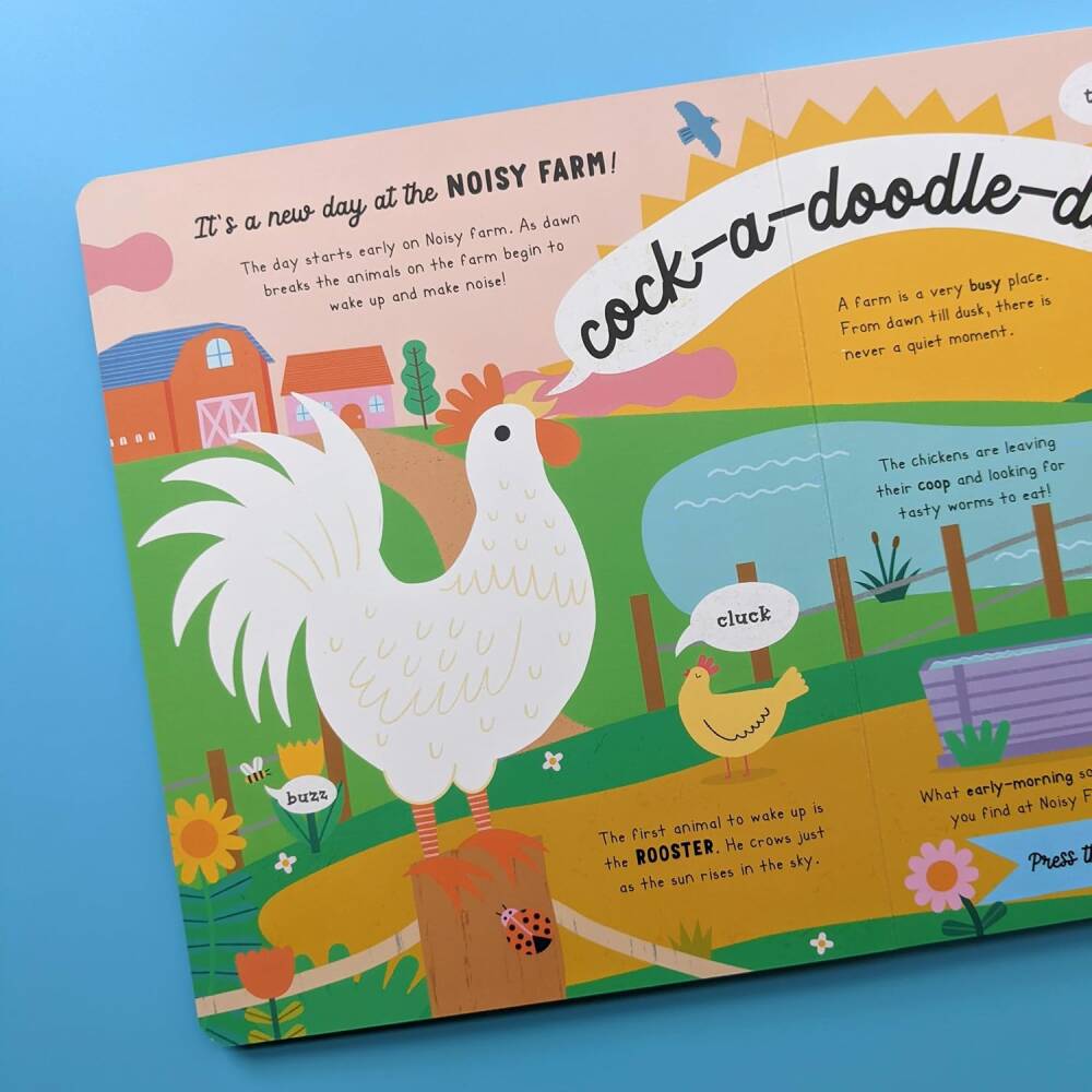 North Parade Publishing Farm (10 Button Sound Book) - Eğitici Oyuncak - Görsel 3