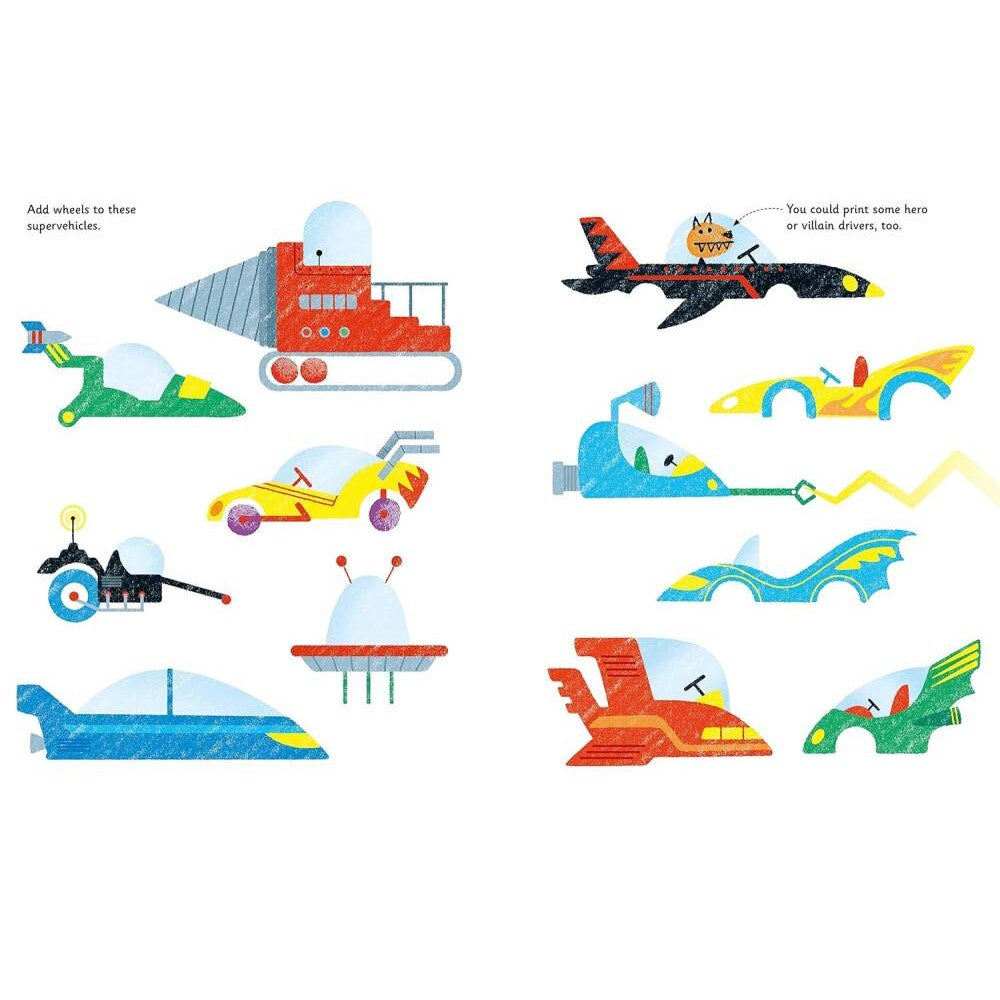 Usborne Fingerprint Activities Superheroes - Kitap - Görsel 3