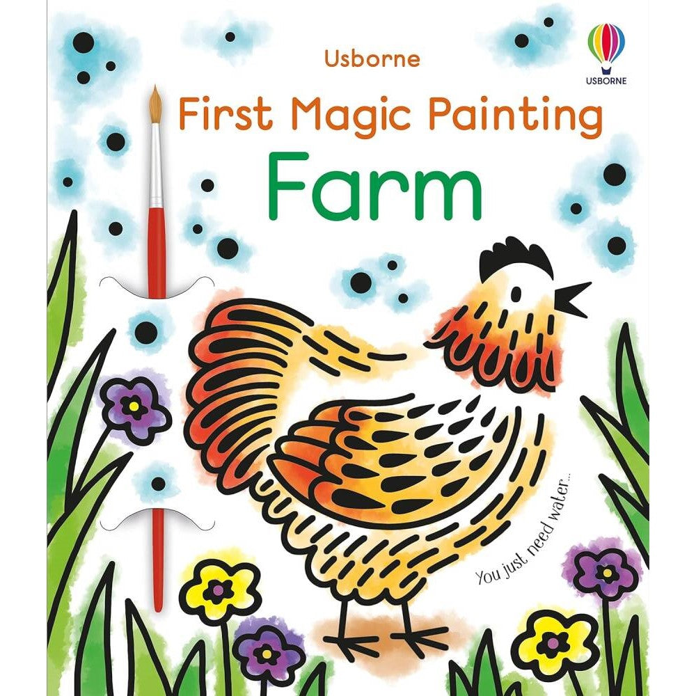 Usborne First Magic Painting Farm - Kitap