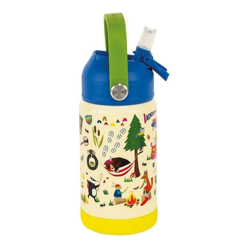 Floss & Rock Paslanmaz Çelik Pipetli Suluk / Adventure STD