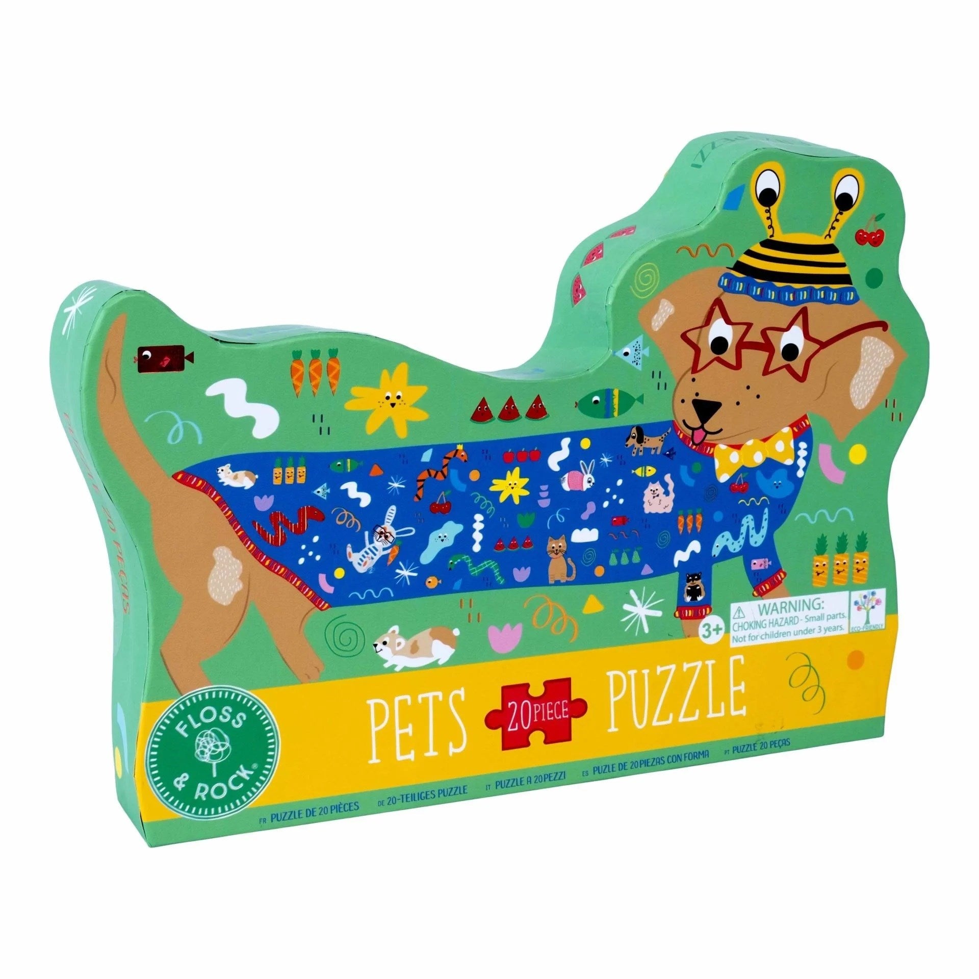 Floss Rock 20 Parça Köpek Şekilli Yap- Boz