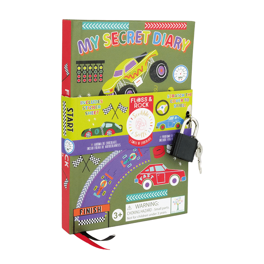 Floss & Rock Kokulu Kilitli Günlük / Cars
