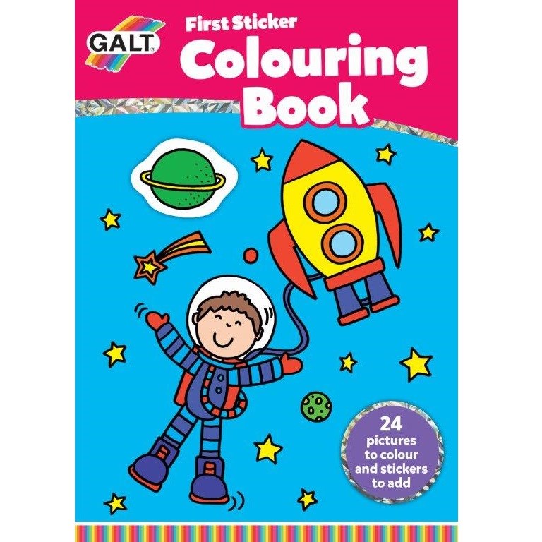 Galt İlk Çıkartmalı Boyama Kitabı 3 Yaş+ STD
