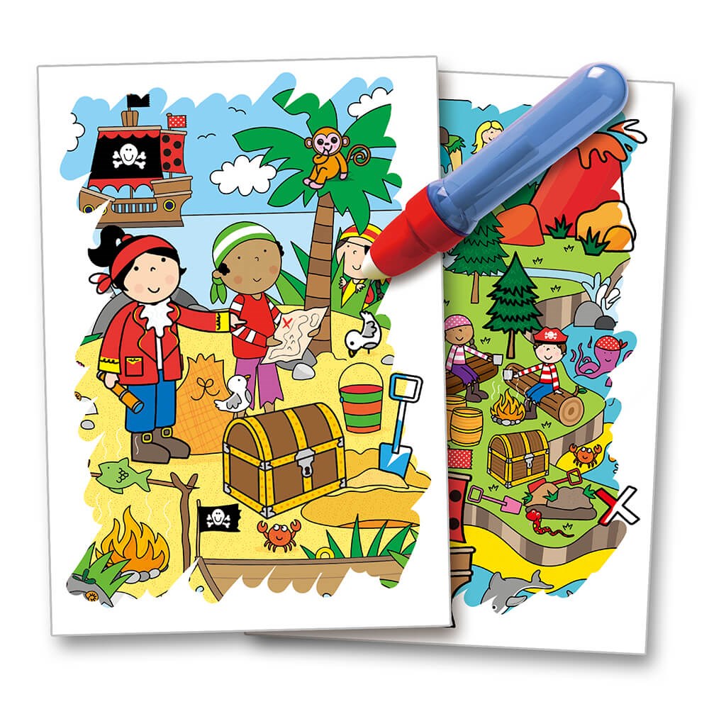 Galt Water Magic Sihirli Boyama Kitabı Pirates 3 Yaş+ STD