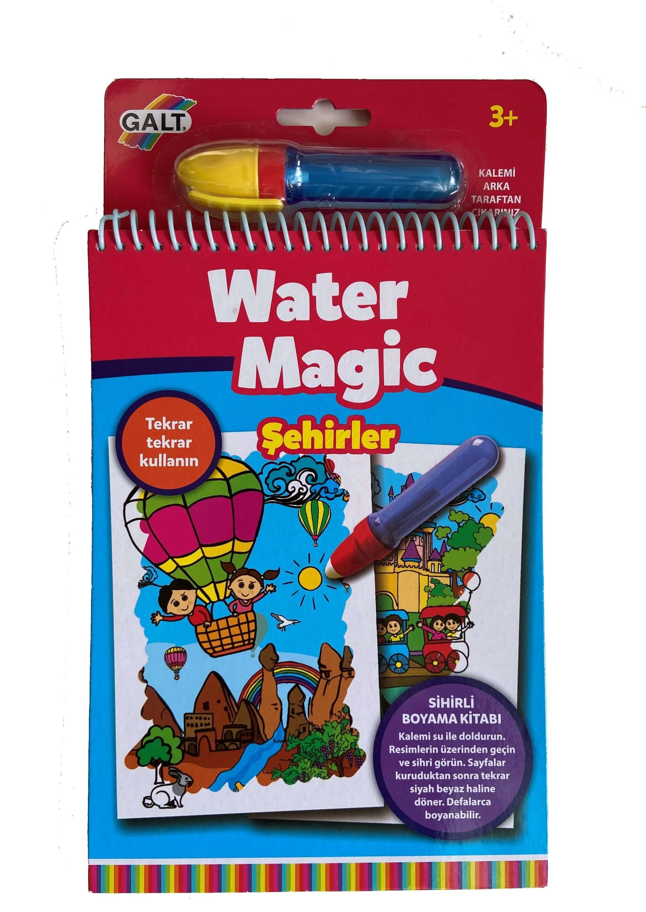 Galt Water Magic Sihirli Kitap Şehirler 3 yaş+