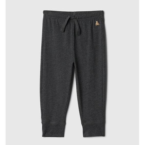 GAP Erkek Bebek Brannan Bear İşlemeli Pull-On Jogger Eşofman Altı Antrasit