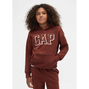 GAP Erkek Çocuk Relaxed Logolu Sweatshirt Kahverengi