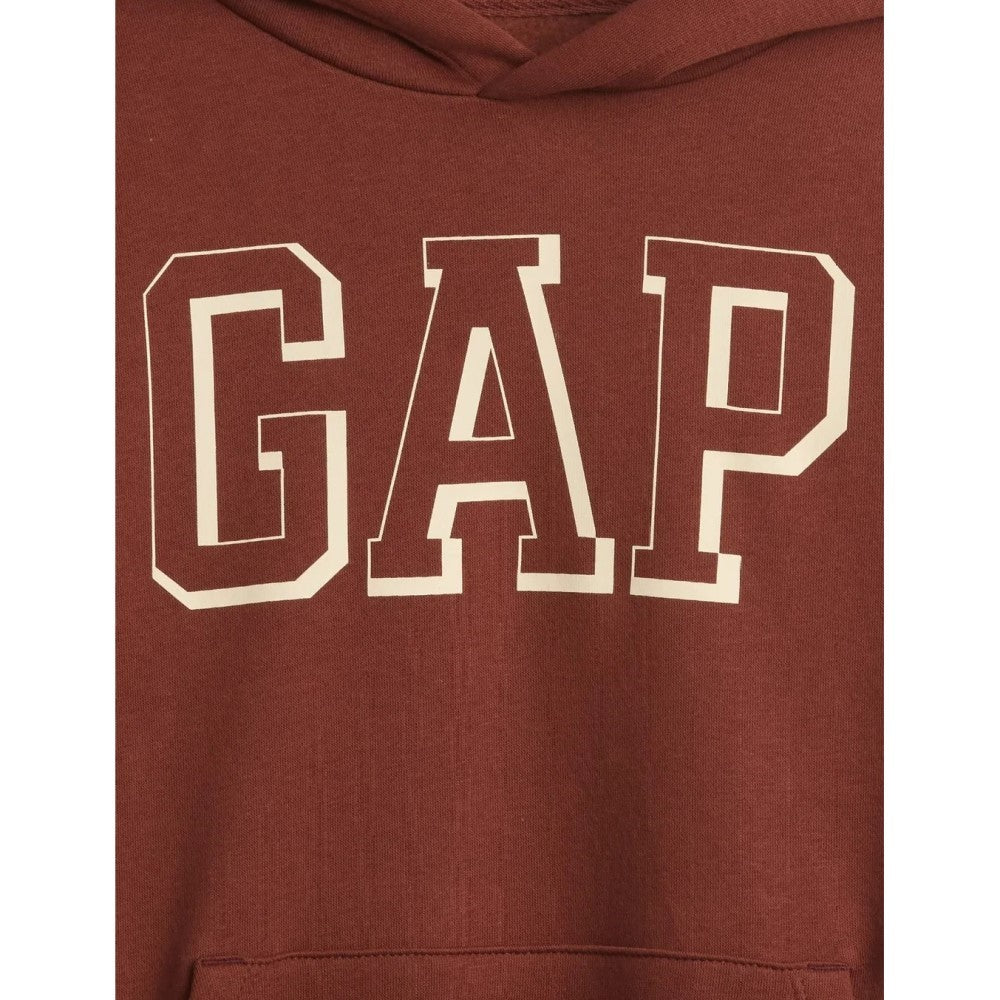 GAP Erkek Çocuk Relaxed Logolu Sweatshirt Kahverengi