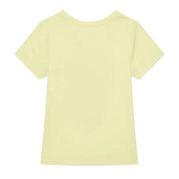 GAP Kız Bebek Grafikli Kısa Kol T-shirt Sarı
