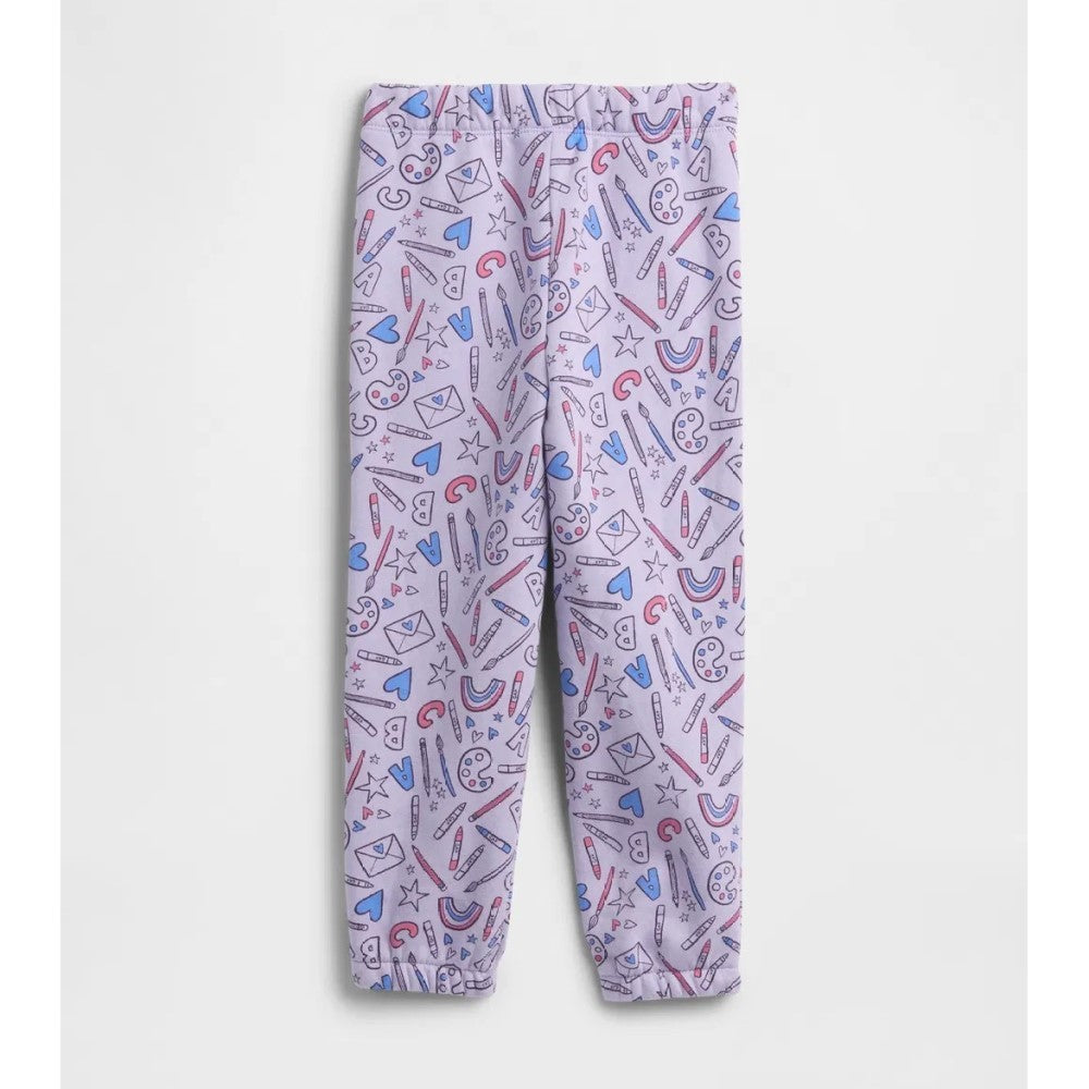 GAP Kız Bebek Pull-On Jogger Eşofman Altı Mor