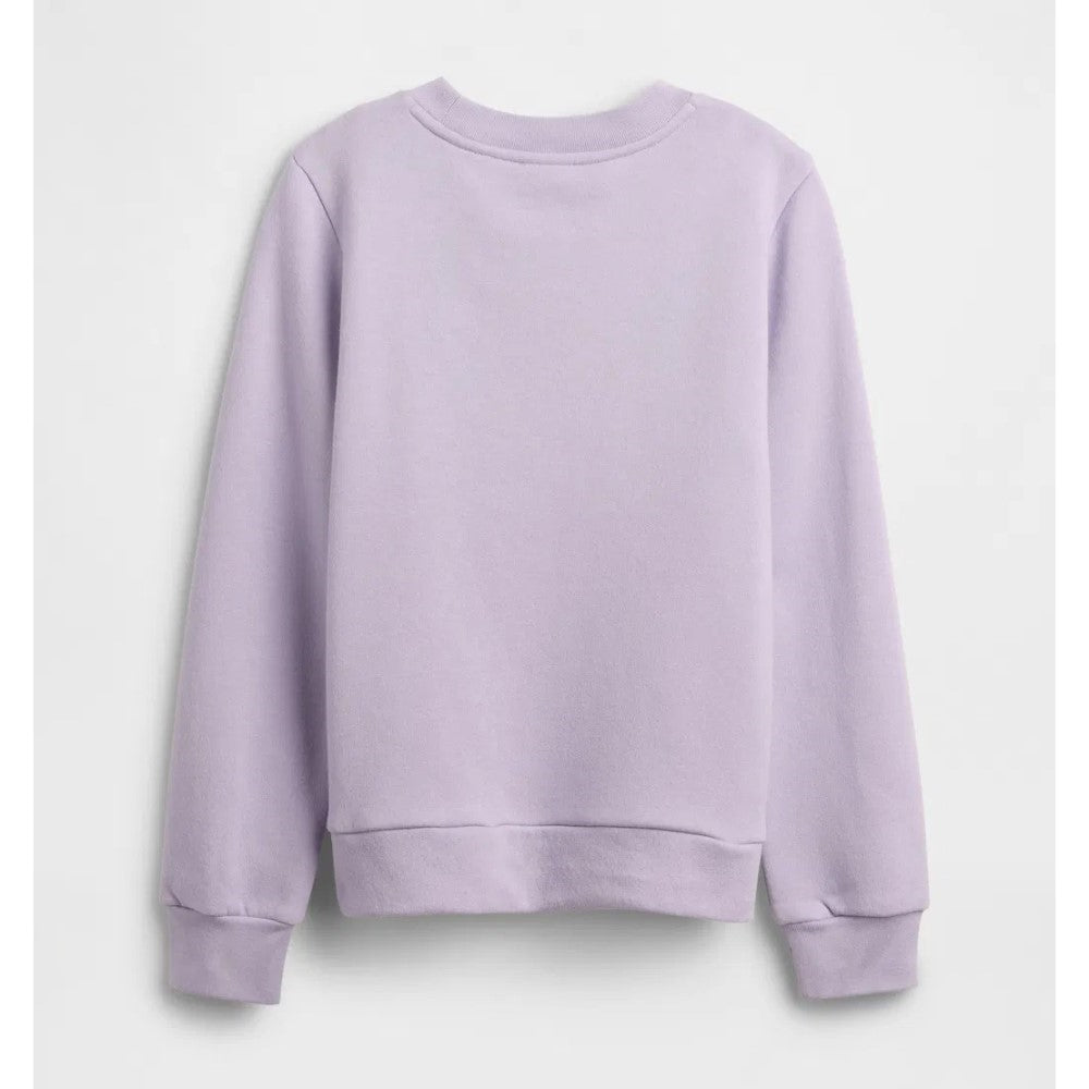 GAP Kız Çocuk Logolu Sweatshirt Mor